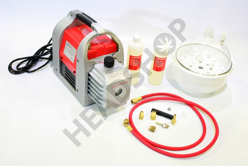 Tout le nécessaire pour purger le BHO par le vide Kit extraction BHO