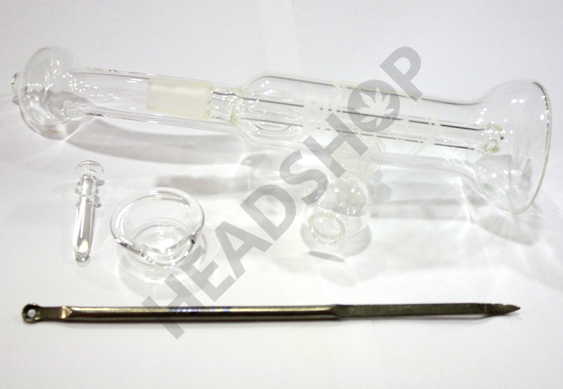 Un bubbler équipé pour le BHO Kit pour l’huile de cannabis