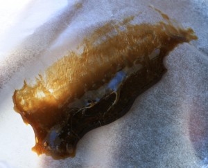 Le BHO est liquide, encore plein de gaz Bho avant la purge