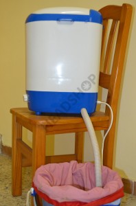 Vidange du Bubbleator
