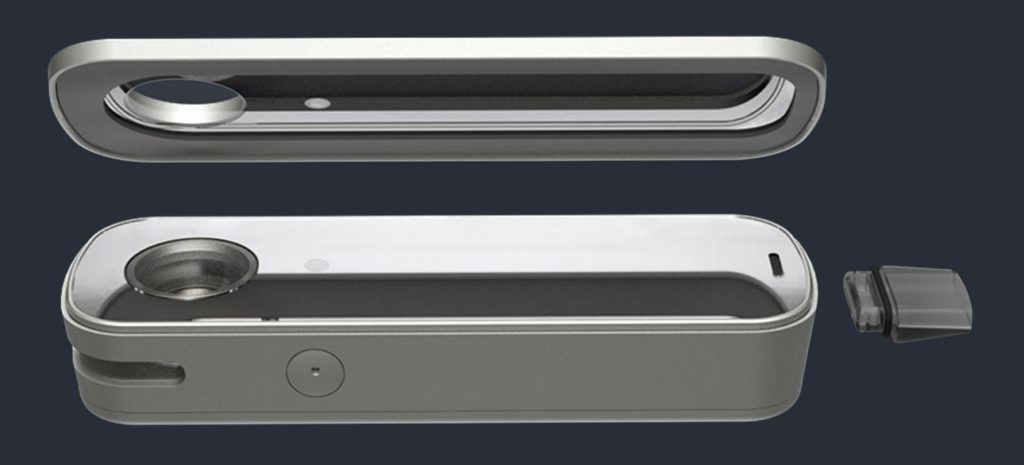 L’embout buccal du Firefly 2 inclut un filtre de particules